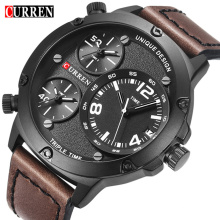 CURREN 8262 Men Brand Luxury Leather Strap Analog Quartz Mens Watch Casual Military Sport Male Wrist Clock Relogio Masculin